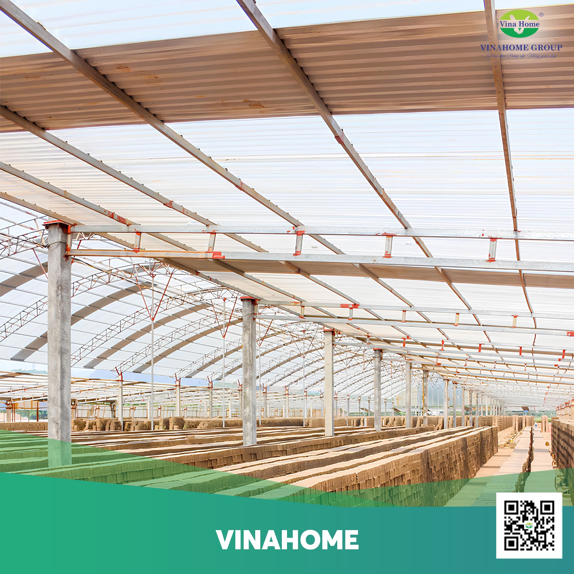 Công trình tấm lợp lấy sáng Composite