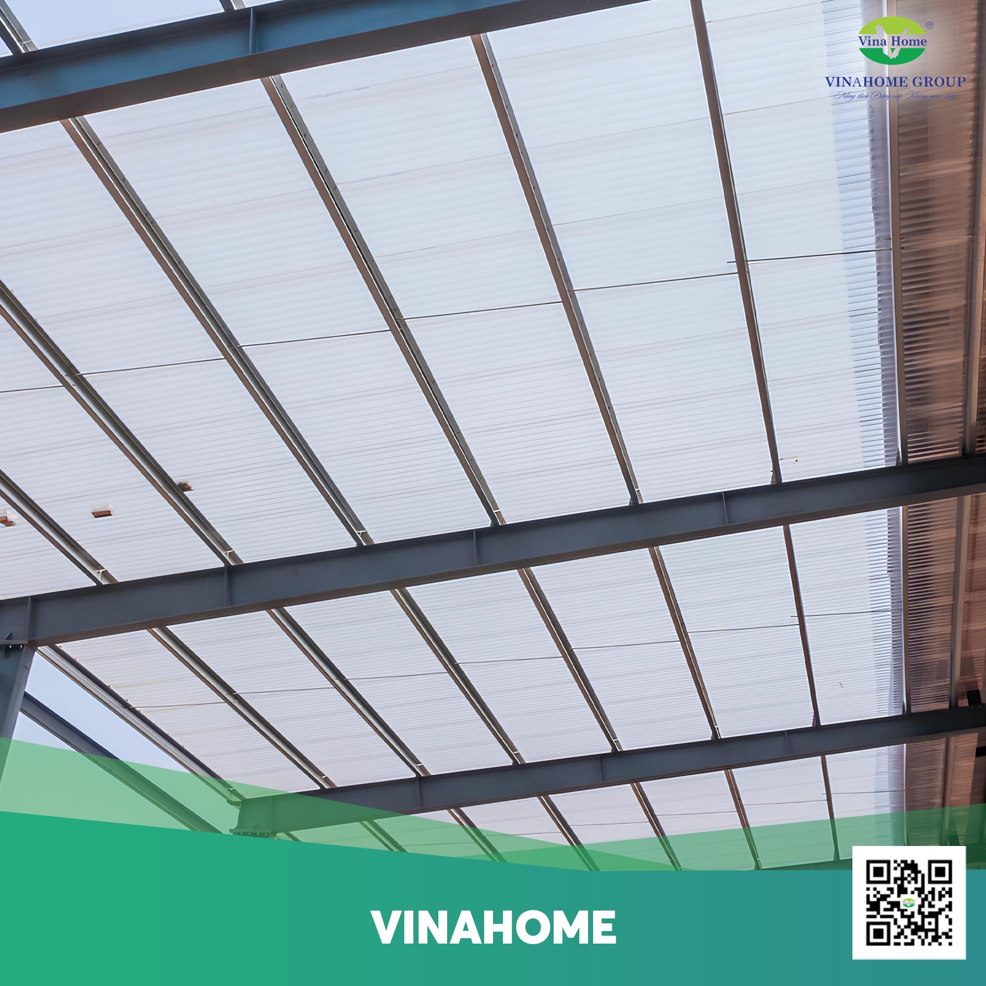 Mái tấm lợp lấy sáng composite