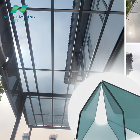 Tấm nhựa Lấy Sáng Polycarbonate đặc