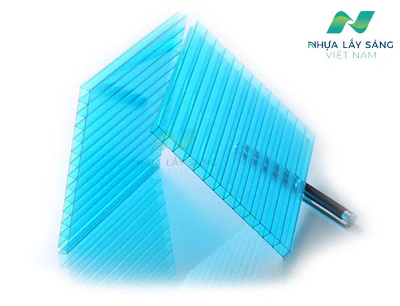 Tấm nhựa lấy sáng Poly dạng rỗng 6mm