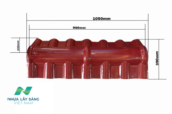 Tấm nhựa lấy sáng Polycarbonate sóng