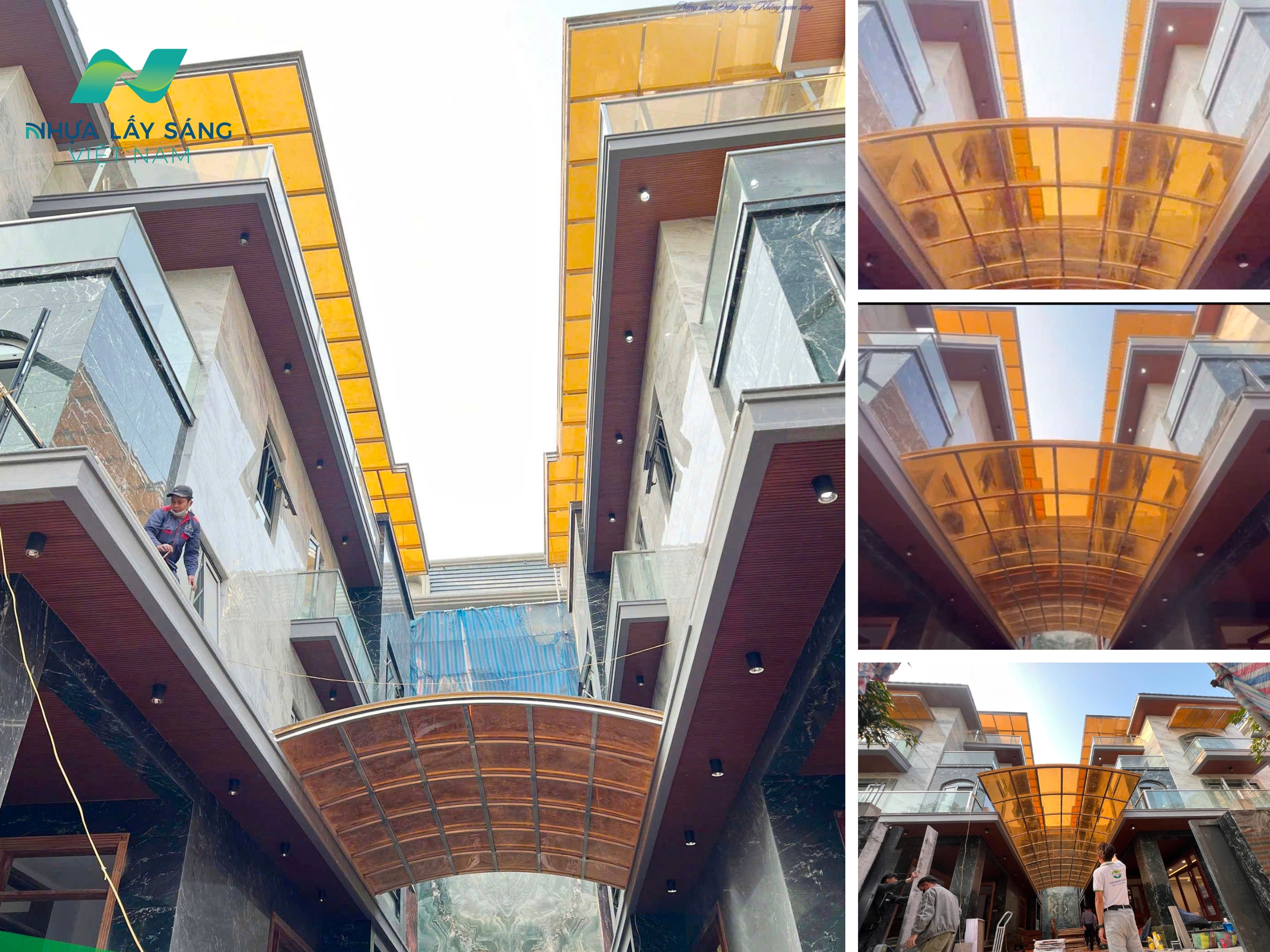 Công trình nhựa lấy sáng