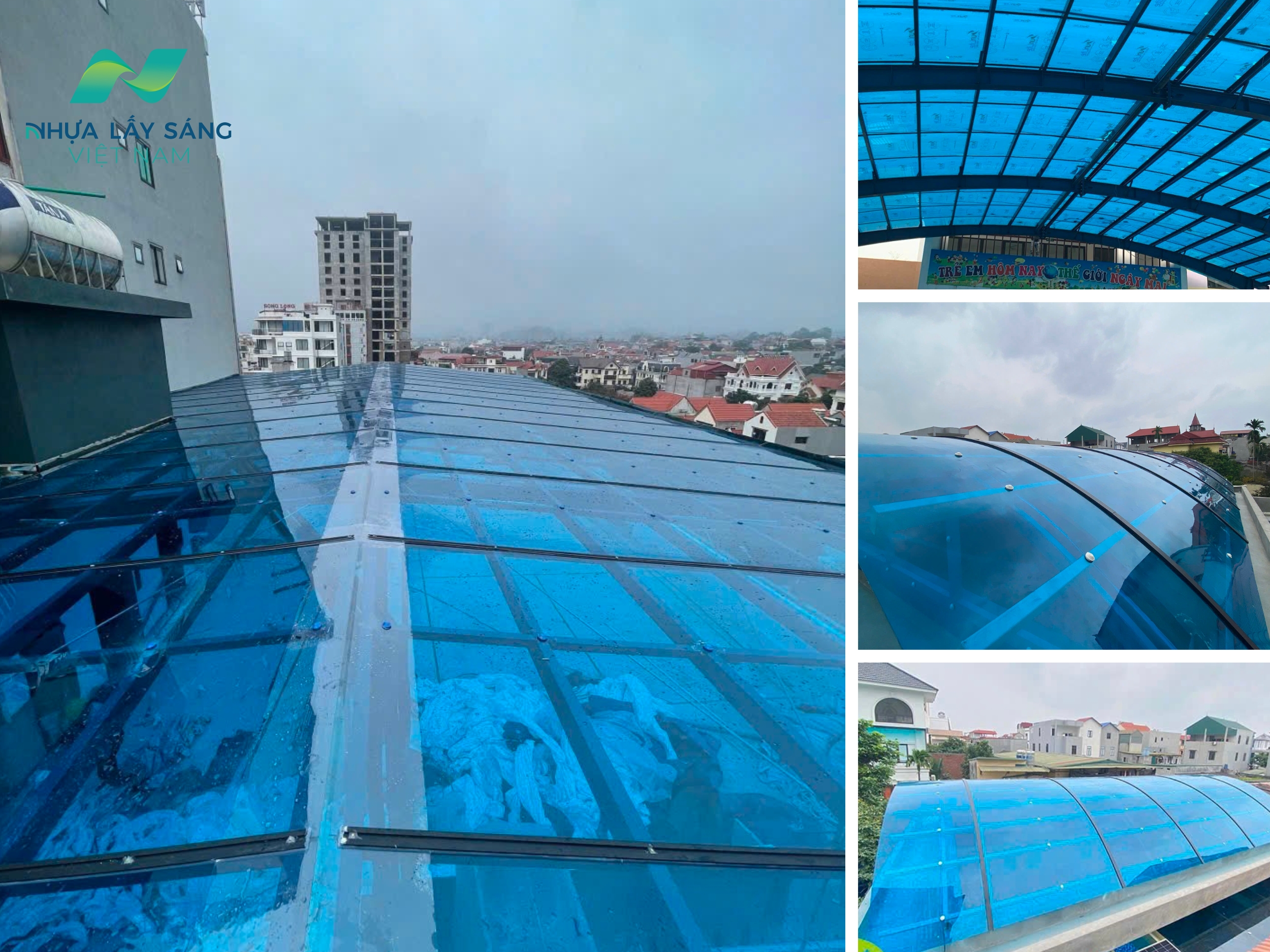 Dự án nhựa lấy sáng polycarbonate