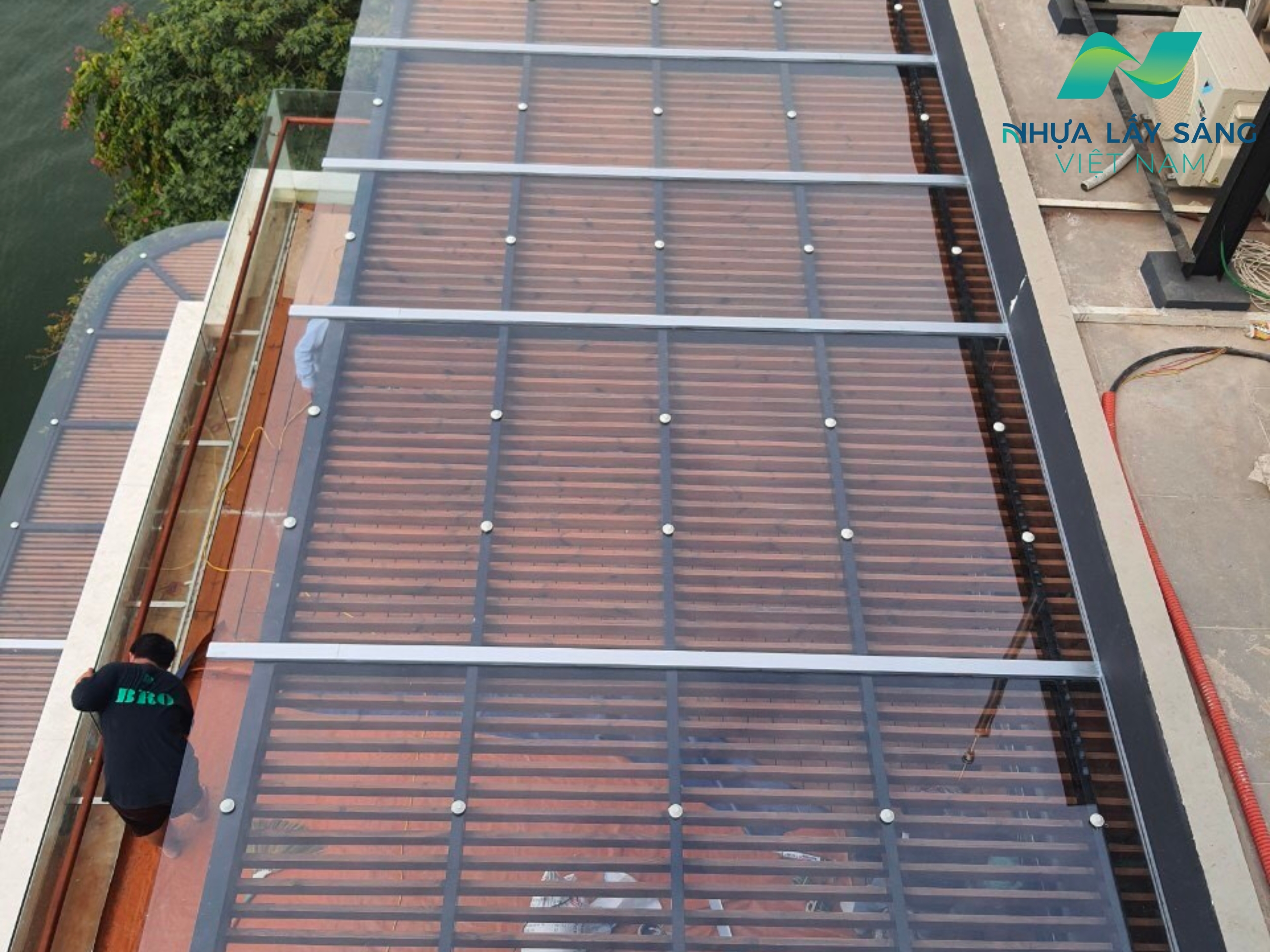 Mái nhựa Polycarbonate đặc