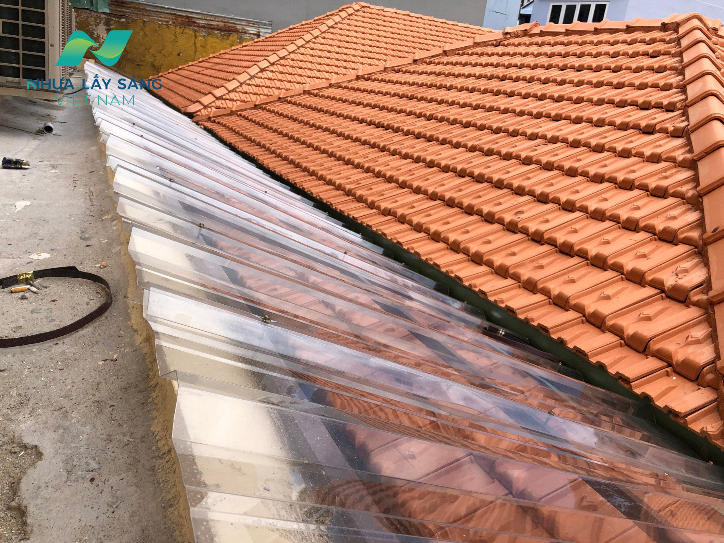 Công trình nhựa Polycarbonate sóng