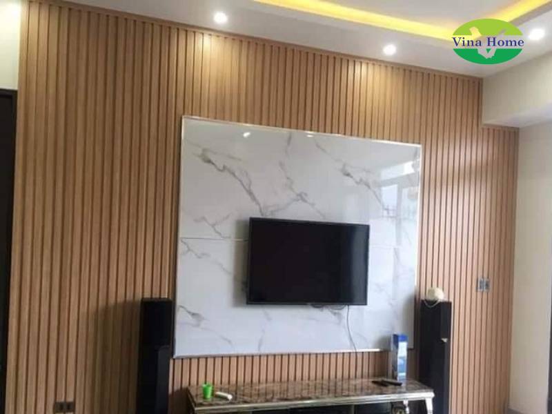 Nhựa Nano ốp tường sóng thấp