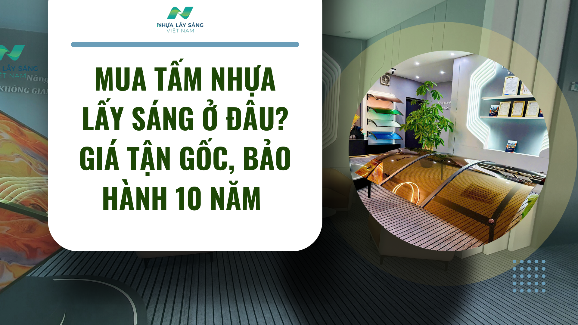 Mua tấm lợp lấy sáng Poly ở đâu? – Giải pháp hoàn hảo cho công trình của bạn