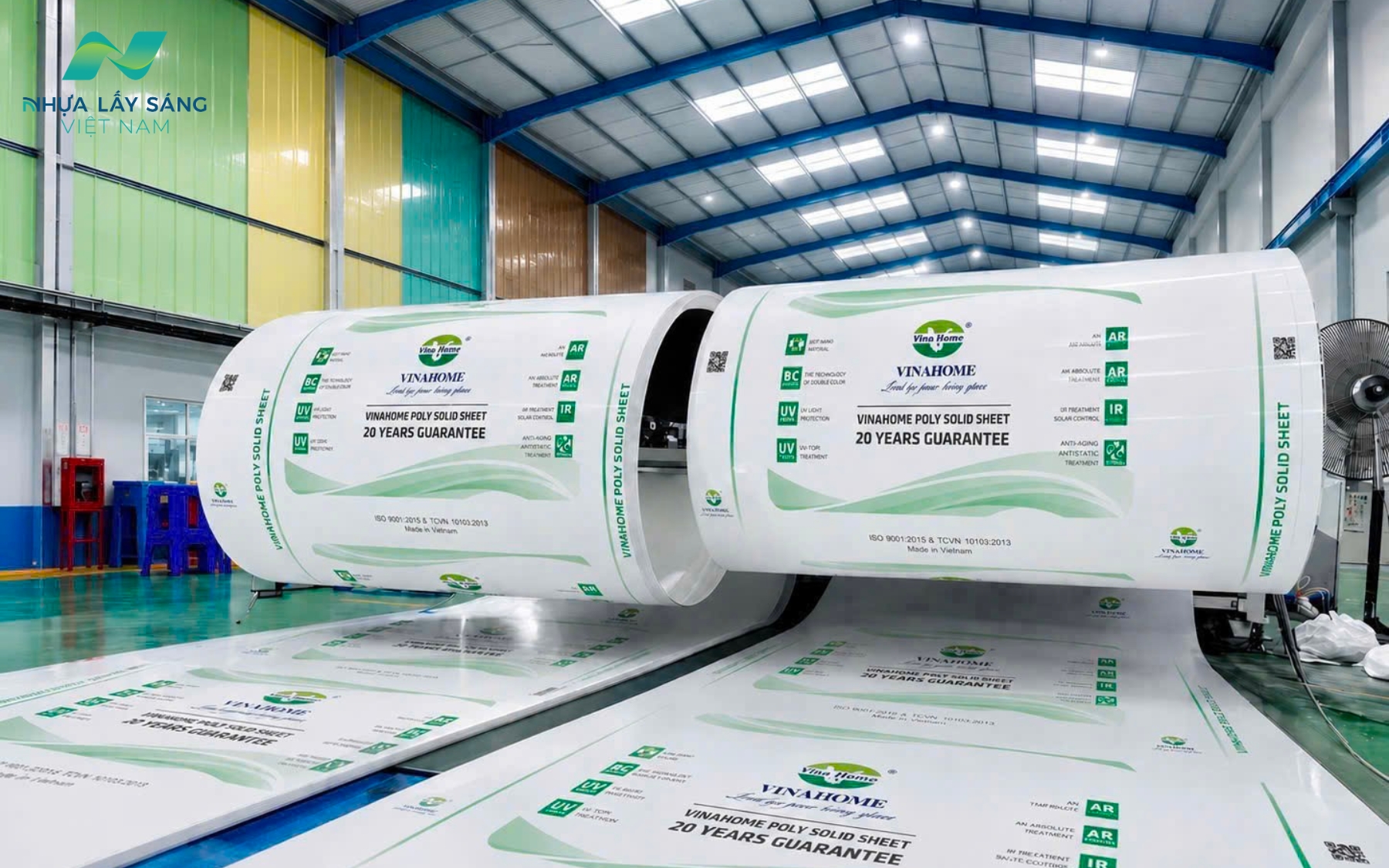 Sản xuất tấm nhựa Poly